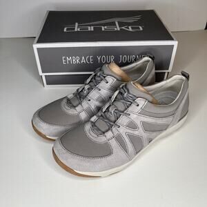 Dansko Shoes Gray Hatty Suede Stain Resistant New 10.5